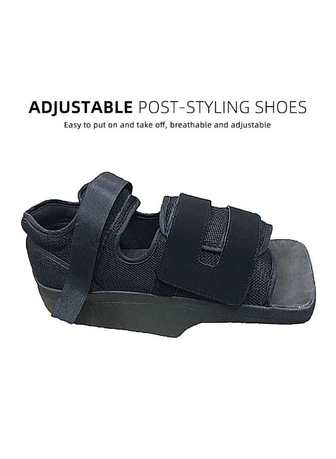 Ortho Wedge Shoe with Non-Removable Insole, Supportive Orthopedic Recovery Footwear for Foot & Leg Injury Support - Image 3