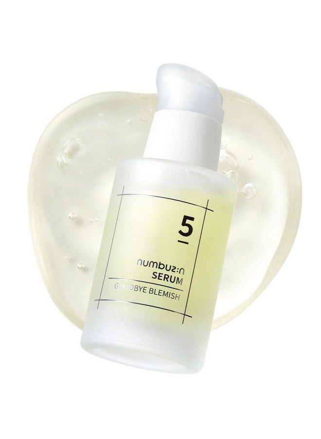numbuzin numbuzin No.5 Goodbye Blemish Serum | Blemish Serum for Dark Spots, Acne Scars with Vitamin C, Niacinamide, Antioxidant | Lightweight Gel, Korean Skin Care for Face | 1.69 Fl Oz  - Image 1