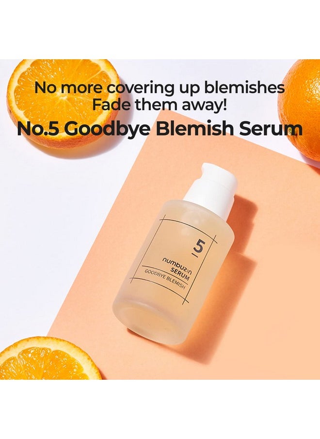 numbuzin numbuzin No.5 Goodbye Blemish Serum | Blemish Serum for Dark Spots, Acne Scars with Vitamin C, Niacinamide, Antioxidant | Lightweight Gel, Korean Skin Care for Face | 1.69 Fl Oz  - Image 2