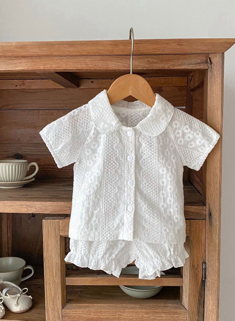 Bafanou Bafanou Baby Boys 100% Cotton Clothing Sets Infant 2Pcs Casual Top 1-5Y Newborn Shortsleeve Shirt Kid Pant  - Image 3