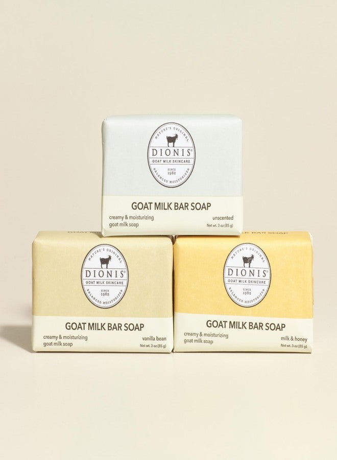 Dionis Sweet & Warm Goat Milk Bar Soap, Set of 3 by Dionis Goat Milk Skincare - Image 3