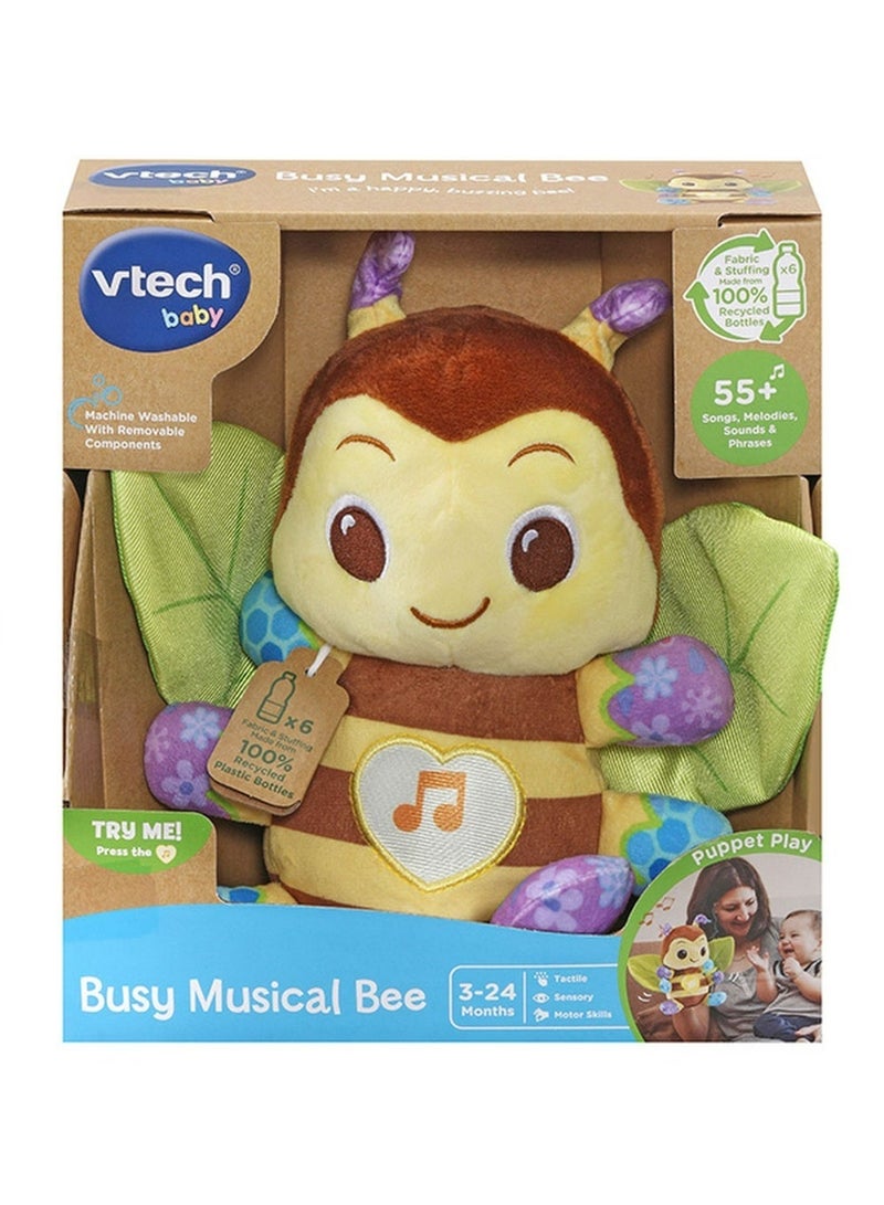 VTech - Busy Musical Touch & Learn Bee | Honeybee, Interactive & Developmental Toy with Sounds and Music | For Boys & Girls, Suitable for Ages 3 Months+ - Image 4