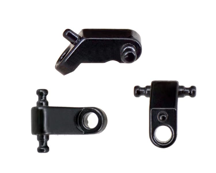 JD.Moon Electric Guitar String Retainers Tree Standard Roller String Guides Pack of 2pcs (Black) - Image 5