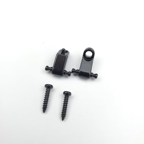 JD.Moon Electric Guitar String Retainers Tree Standard Roller String Guides Pack of 2pcs (Black) - Image 4