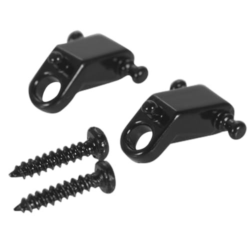 JD.Moon Electric Guitar String Retainers Tree Standard Roller String Guides Pack of 2pcs (Black) - Image 3