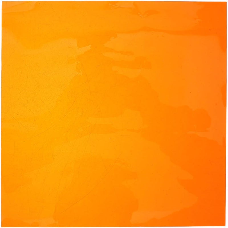 LABRIMP Lighting Gel Filter: Orange Light Gel Filter Sheet Plastic Lighting Film - Square Color Change Anti-Eye Strain for Film Stage - Image 1
