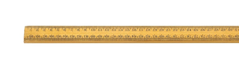 EISCO Premium One Meter (100cm) Wooden Scale(ruler), Horizontal Reading In Reverse On Each End, Pack of 2 - Image 1