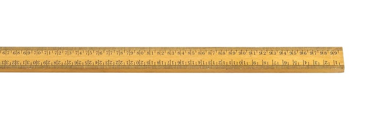 EISCO Premium One Meter (100cm) Wooden Scale(ruler), Horizontal Reading In Reverse On Each End, Pack of 2 - Image 2