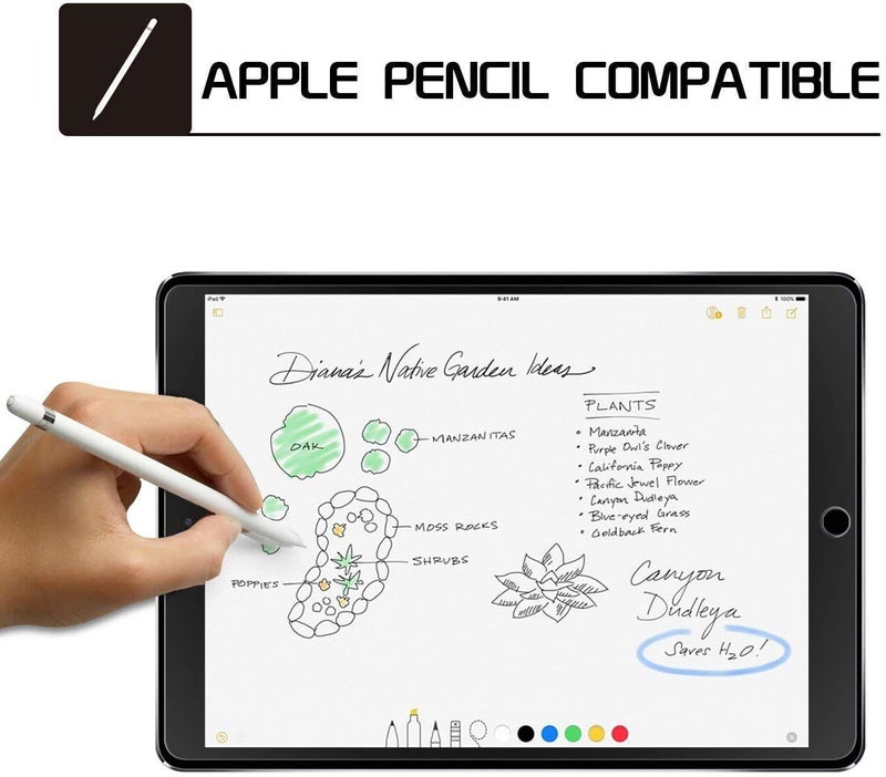 SPARIN Screen Protector for iPad 6th 5th Generation 9.7 inch, Tempered Glass Compatible with iPad Air 2, Case Friendly & Apple Pencil Compatible - Image 5