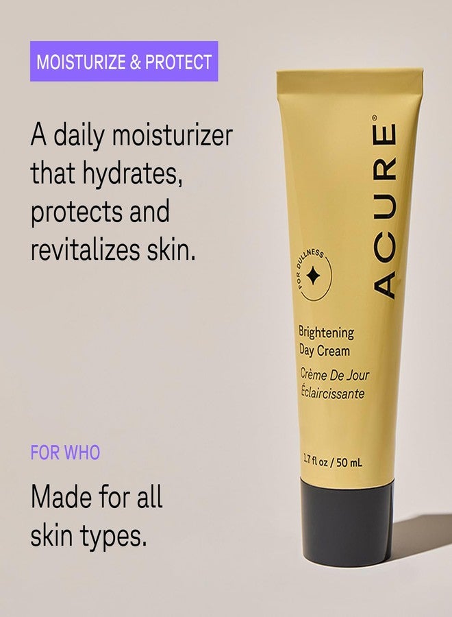 Acure Brightening Day & Night Cream Set - Hydrating & Radiance-Boosting Moisturizers for Even Skin Tone & Smooth Texture, Vegan, 1.7 Fl Oz Each - Image 4