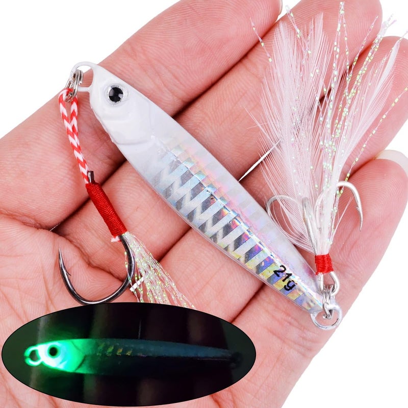 Aorace 10pcs 28G Saltwater Fishing jigs Speed Jigging Slow Jigging Pitching Lures Artificial Lures - Image 5