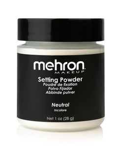 mehron Mehron Makeup Setting Powder | Loose Powder Makeup | Loose Setting Powder Makeup Perfect for Halloween 1 oz (28 g) (Neutral)  - Image 1