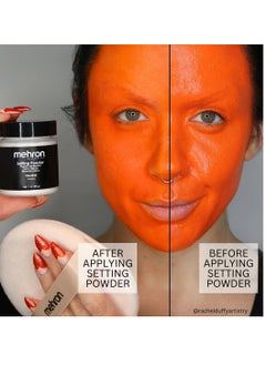 mehron Mehron Makeup Setting Powder | Loose Powder Makeup | Loose Setting Powder Makeup Perfect for Halloween 1 oz (28 g) (Neutral)  - Image 2