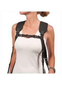 OP/TECH USA Dual Harness 3/8" X-Long - Interchangeable Camera Harness with Quick Disconnects and Control-Stretch Backing  - Image 3