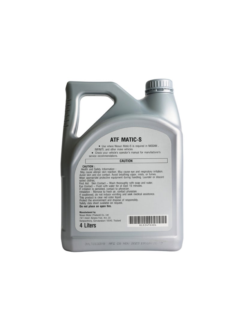 Nissan Nissan Automatic Transmission Fluid 4 Liter For Nissan Patrol Y62 2010 - 2024 V6 and V8 - Image 4