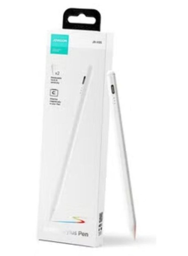 JR-X9S Active Digital Stylus Ipad Pen Pencil Pro Plus For Apple iPad Pro 11/12.9, iPad Mini 6, iPad Air 3/4/5 With Replacement Tip*2 White - Image 1