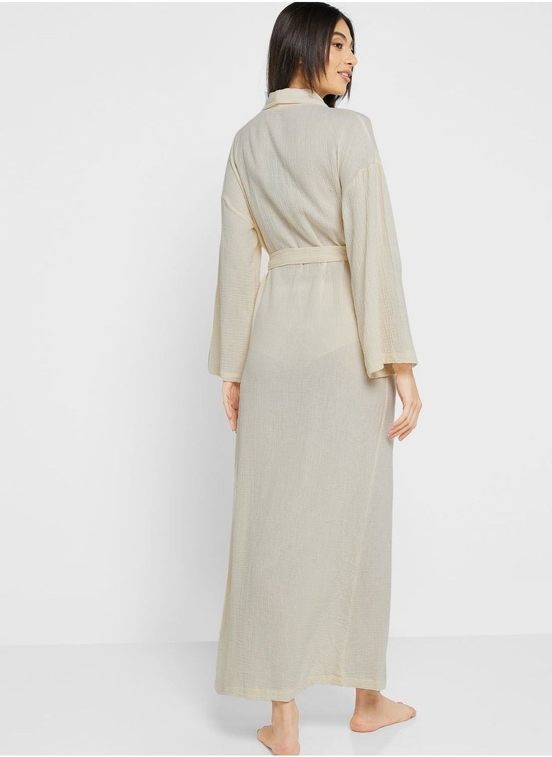 Longline Night Robe - Image 2