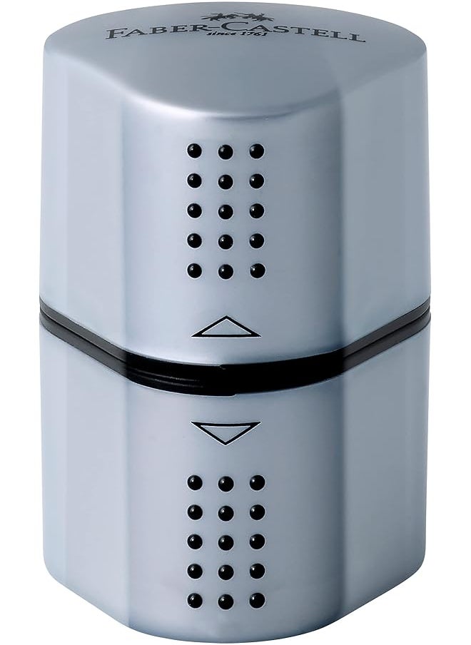 FABER-CASTELL - Grip Trio Pencil Sharpener Grey - Image 1