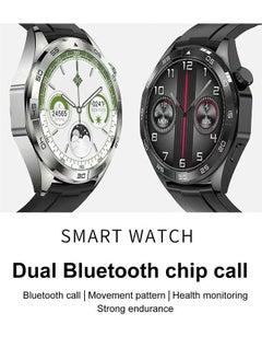 RollsTimi  Men's smart watches have a full touch screen, voice chat, heart rate, sleep monitoring, etc.Waterproof watch, Bluetooth pairing Android and iOS, steel band  - Image 5