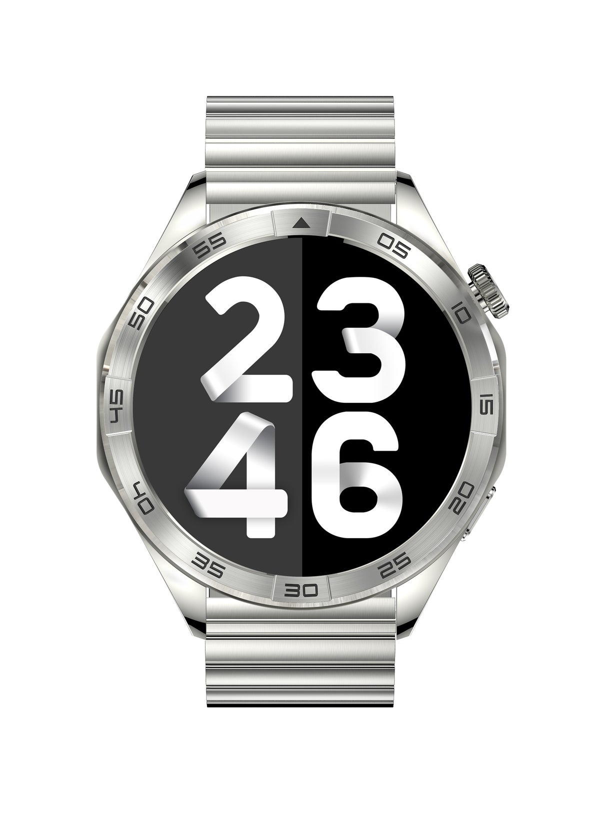 Rollstimi Men’S Smart Watch With Steel Band