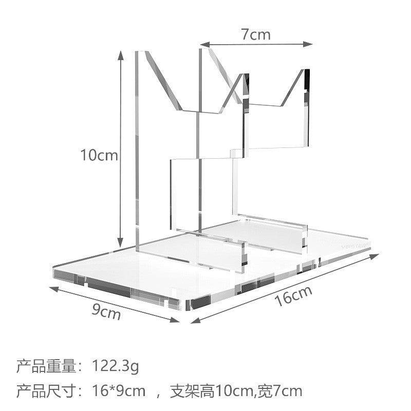 Acrylic GamePad stand PS5 wireless display stand transparent desktop display stand factory homemade self-selling Single-layer handle bracket