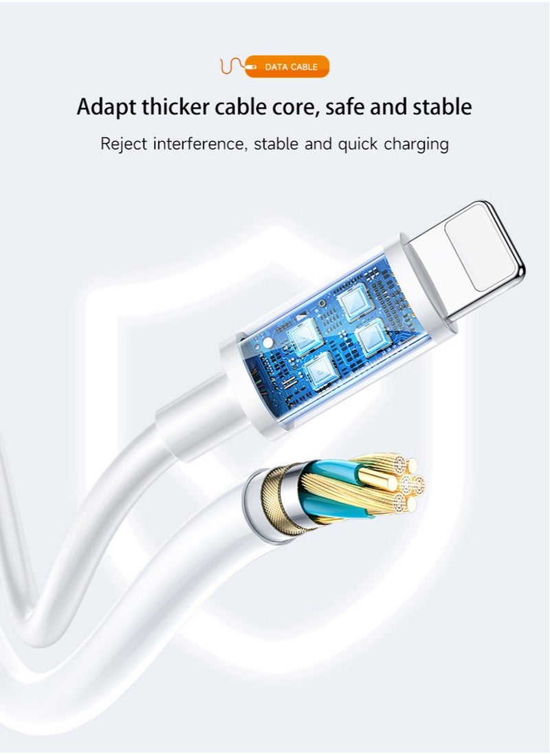 ONE DEPOT - One Depot  20w Usb C To Lightning Cable Type C Fast Charging For 14 13 12 Pro Max For Phone Data Cable - Image 1