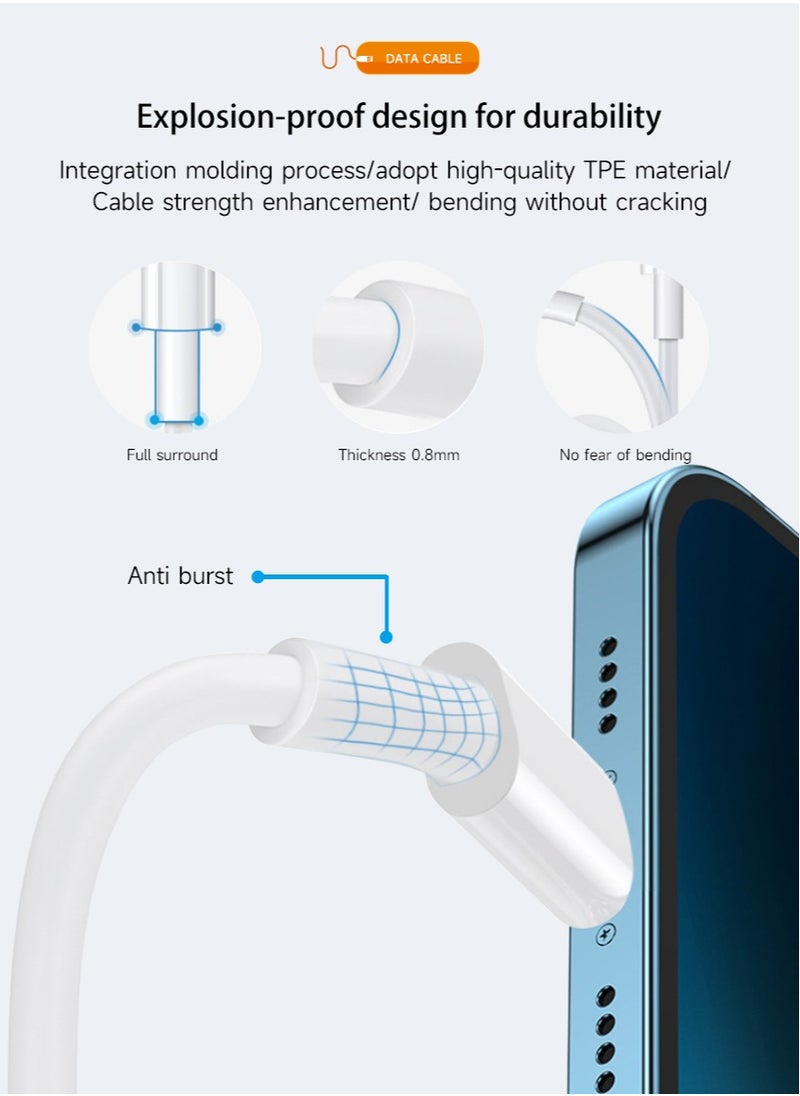 ONE DEPOT - One Depot  20w Usb C To Lightning Cable Type C Fast Charging For 14 13 12 Pro Max For Phone Data Cable - Image 1