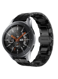 Generic Replacement Strap For Samsung Galaxy watch 46mm Armor Stainless Steel Metal Watch Band Black 