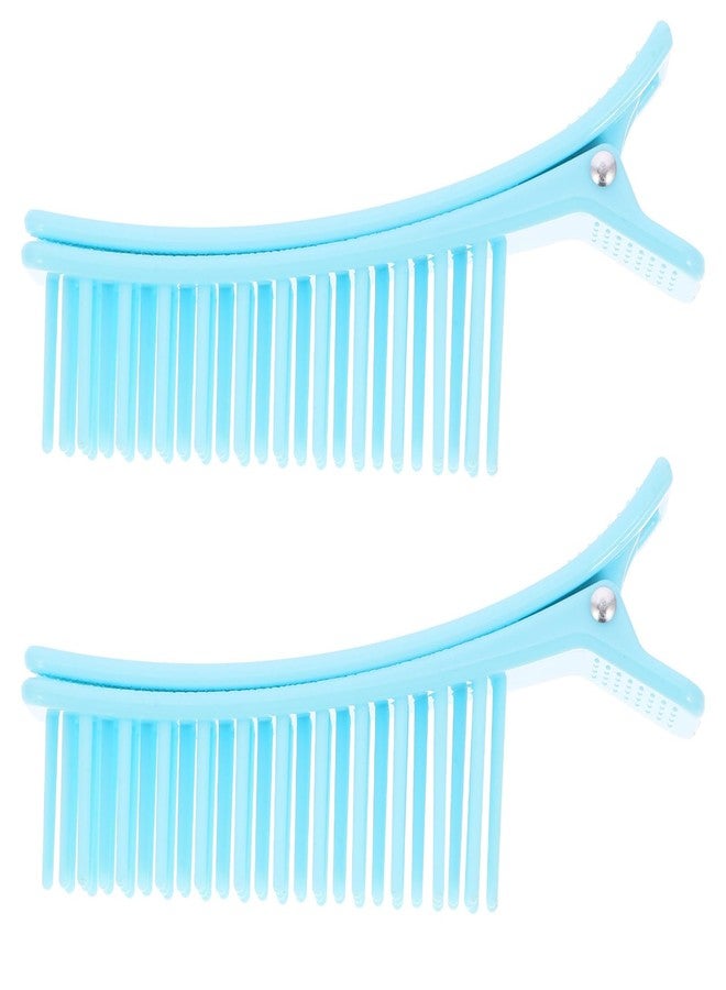 KALLORY Multi Function Hair Salon Clips 2-Pack Lightweight Hairdressing Clamps for Sectioning Styling Layering Suitable for Professional and Home Use - Image 1