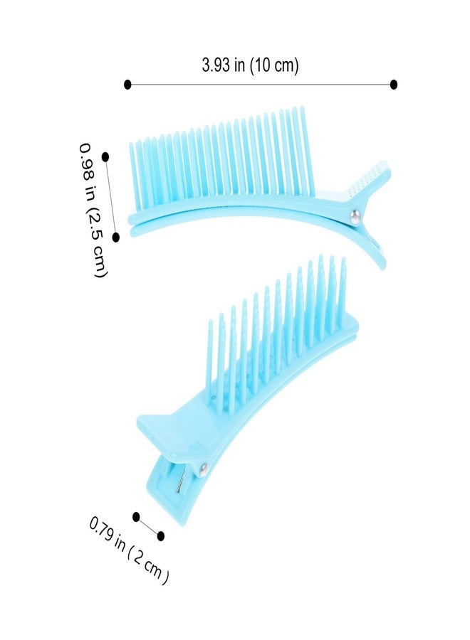 KALLORY Multi Function Hair Salon Clips 2-Pack Lightweight Hairdressing Clamps for Sectioning Styling Layering Suitable for Professional and Home Use - Image 2