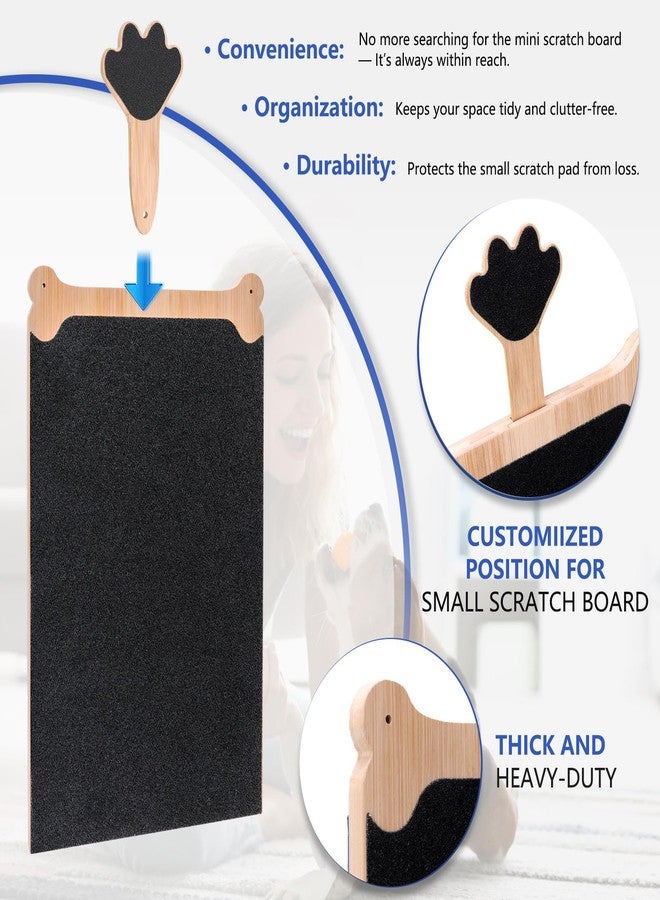 FL Falatier Dog Scratch Board Large Scratching Pad Multi-Functional Trimming Tool Alternative to Dog Nail Clippers and Pet Grinders Pet Nails Care for Dogs&Cats,Interactive Grooming Tool - Image 4