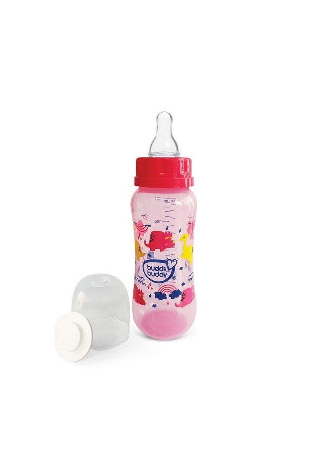 BuddsBuddy - Elegant 3 In 1 Bottle (Feeding Bottle+Sipper+Cereal Feeder)125 Ml (Pink) - Image 1