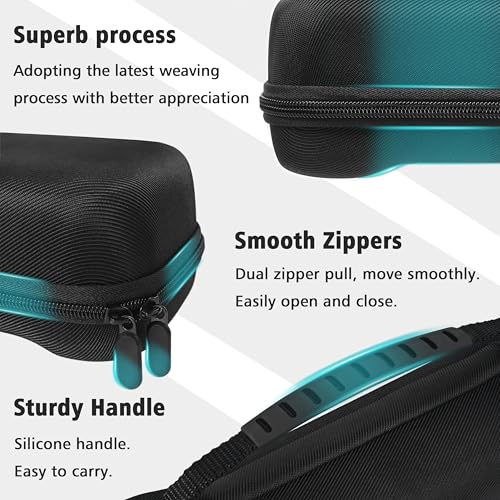 TIKOdirect Carrying Case for Nintendo Switch 2 (2025) & Switch OLED 2021 & Switch 2017, Travel Hard Shell Portable Bag Fit for Joycon & Adapter, Protective Case with 24 Game Card Slots, Black - Image 2