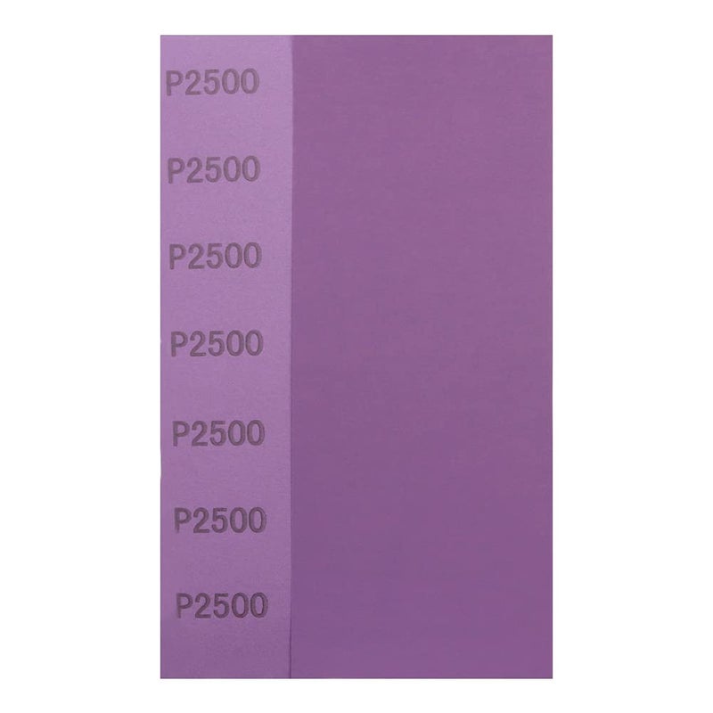 MAXMAN Sandpaper 2500 Grit,Wet Dry Sanding Sheets,High Performance Ceramic Abrasive Sand Paper for Wood Furniture Finishing,Metal Grinding,Automotive Polishing,9 x 3.6 Inch,25-Pack - Image 2