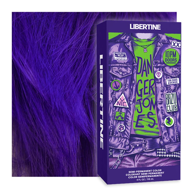 Danger Jones Semi-Permanent Hair Color (Libertine - Violet) - Image 1