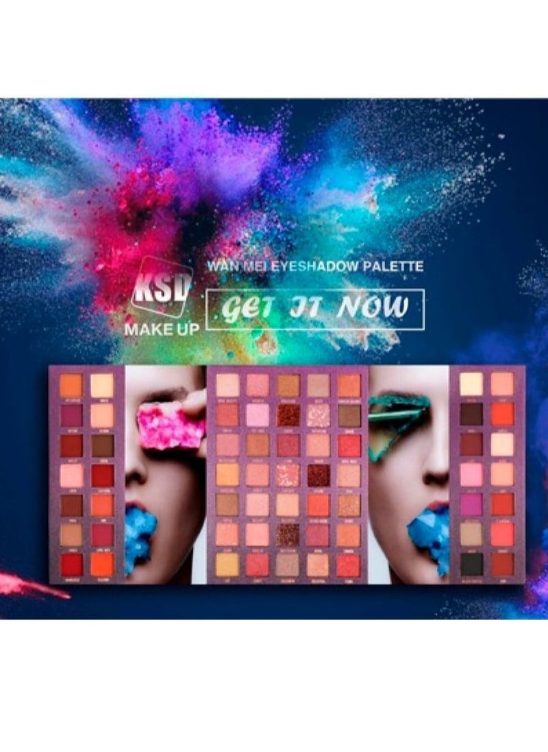 63 Shaded Wan Mei Eye Shadow Palette Multicolour