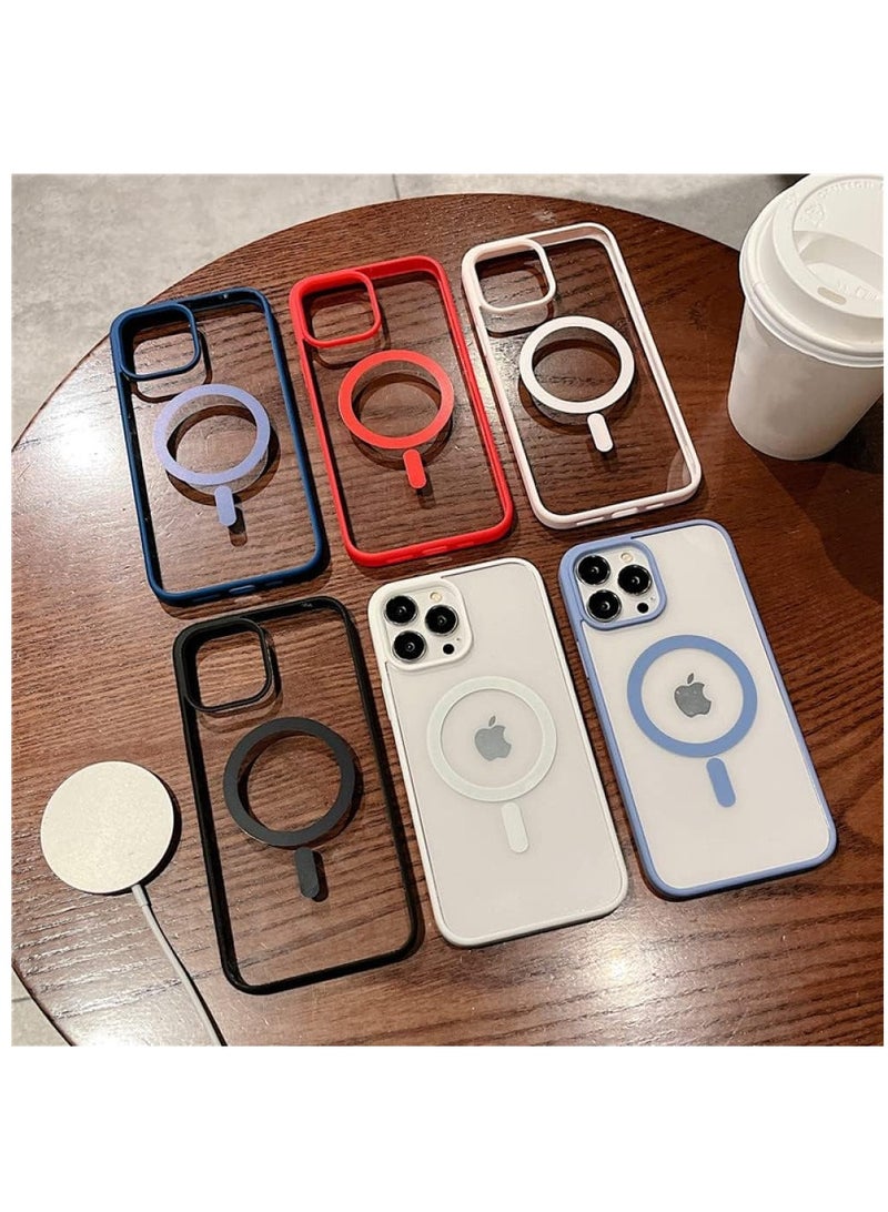 For iPhone 14 Pro Max Clear Case Slim Plating MagSafe Magnetic Cover - Image 3