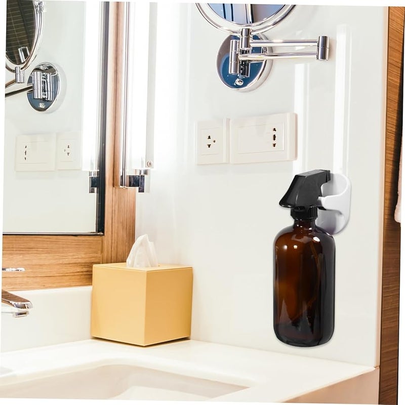 10 قطعة من حوامل زجاجات الرش القوية ذاتية اللصق، خطاطيف مثبتة على الحائط للمطبخ والمرآب وورشة العمل - Image 4