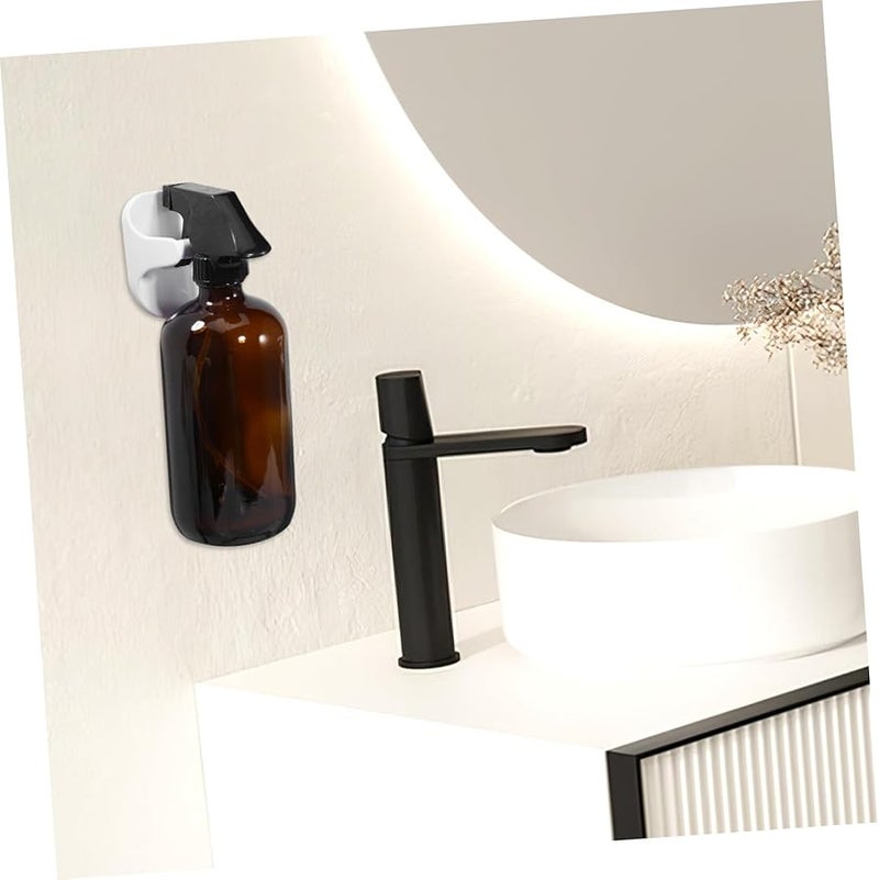 10 قطعة من حوامل زجاجات الرش القوية ذاتية اللصق، خطاطيف مثبتة على الحائط للمطبخ والمرآب وورشة العمل - Image 3