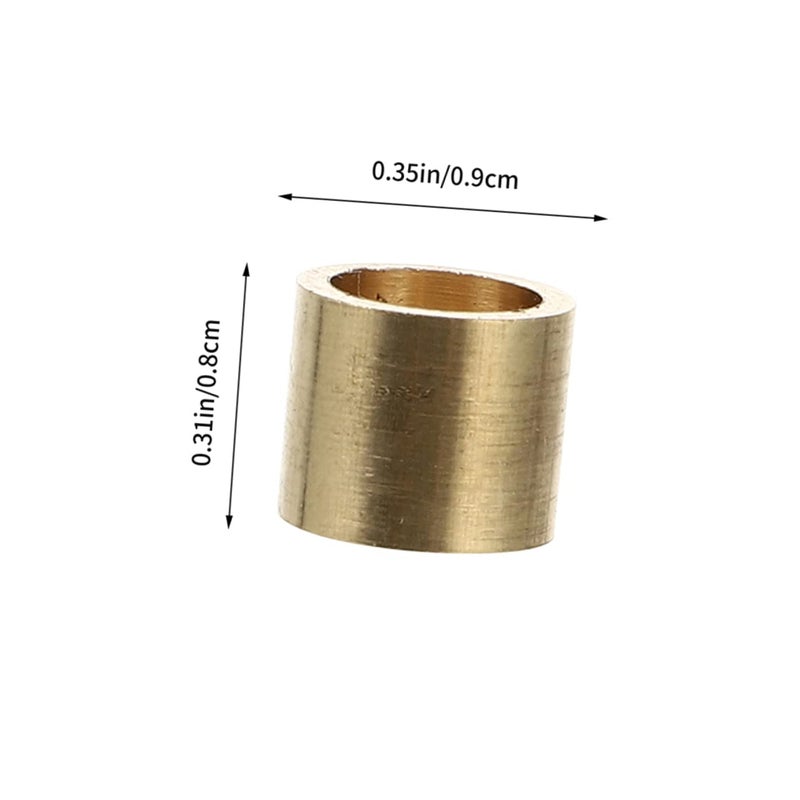 15pcs Copper Snooker Pool Cue Ferrules and Replaceable Tips for Enhanced Performance - Image 3