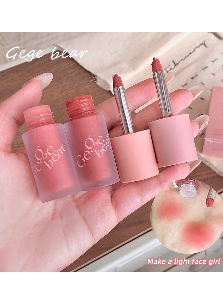 Gege bear Soft Liquid Blush Matte for Eyes Lips And Cheeks 02 - Image 5