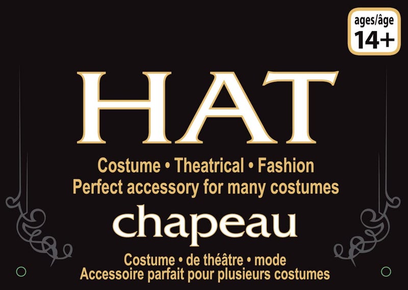 Rubies Deluxe Molded Pirate Hat for Adults, Men's No Size - Image 2