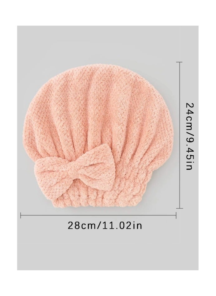 بونكا منشفة تجفيف شعر مزخرف بقوس - Image 4