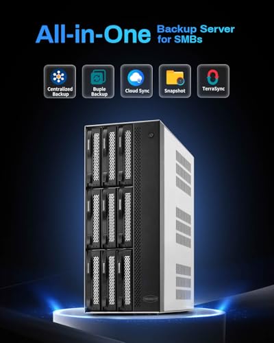 TERRAMASTER T9-500 Pro NAS Storage - 9Bay Core i7 1255U 10-Cores 12-Threads CPU, 16GB DDR5, Dual 10GbE Ports, Network Attached Storage Peak Performance for Business (Diskless) - Image 3