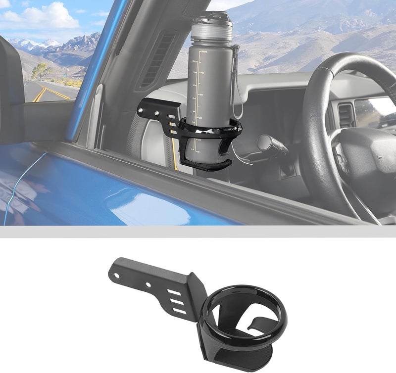 JWWY Front Door Cup Holder for 2021-2024 Ford Bronco - Image 1