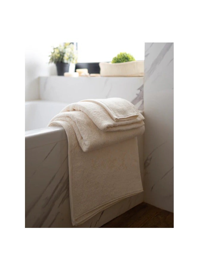 فوط سادة 500 جم ( اوف وايت ) 90x150 - Image 1