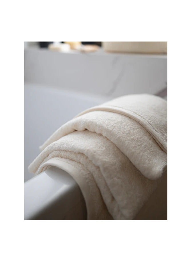 فوط سادة 500 جم ( اوف وايت ) 90x150 - Image 2