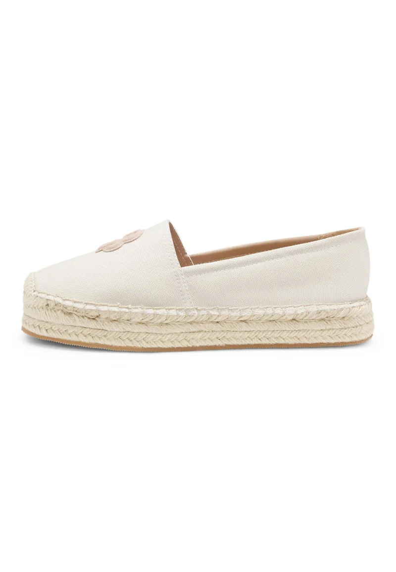 BOSS Beige Canvas espadrilles with Double B monogram for Women | Best Price UAE