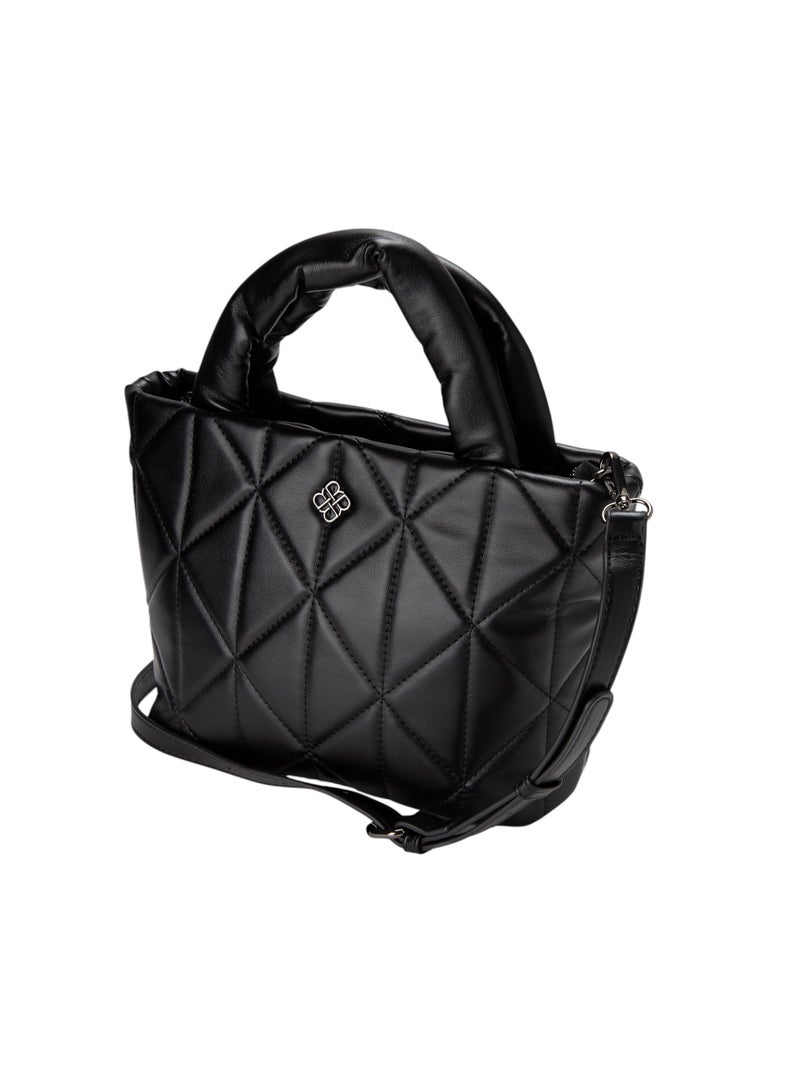Bata Quilted Top Handle Bag - Image 3