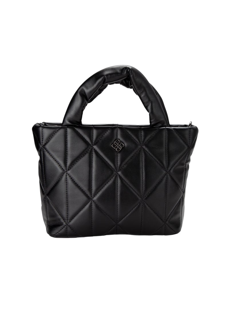 Bata Quilted Top Handle Bag - Image 1